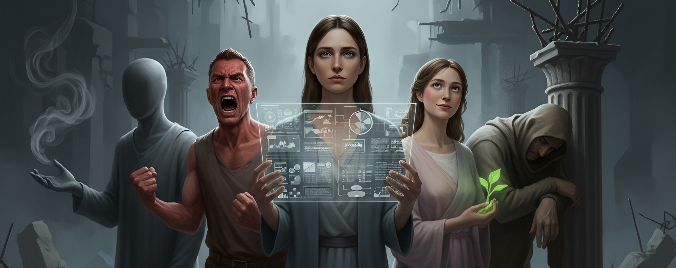 Odne suspilstvo, pyat golosiv